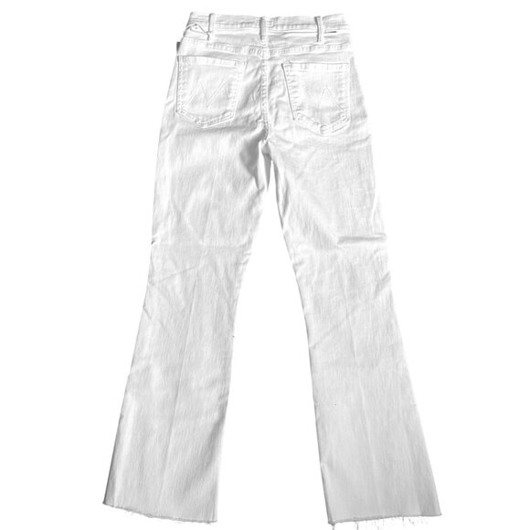 Mother Jeans The Hustler Ankle Fray Fairest of them all White 27 New With Tags - Picture 13 of 16